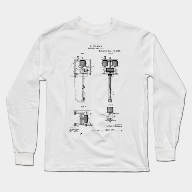 Electric Arc Lamp Long Sleeve T-Shirt by TheYoungDesigns